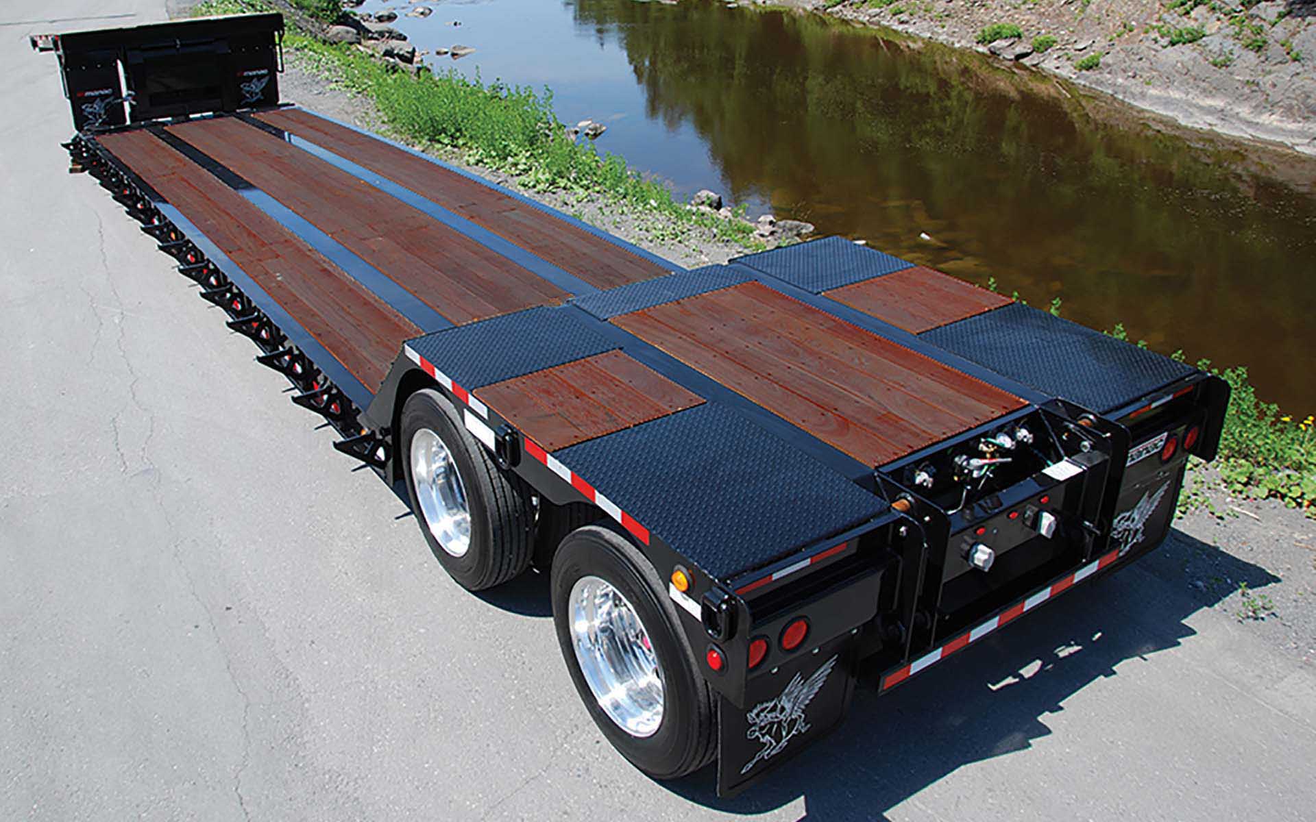Manac Flatbed by River with APITONG OIL Exterior Oil Based Wood Stain